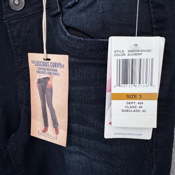 Wallflower Size 3 regular Bootcut~Luscious Curvy Fit~New with Tags ($48) - Picture 11 of 16